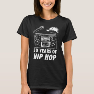Camiseta Hip Hop Music 50º Aniversário Black History DJ Da