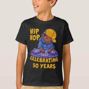 Camiseta Hip Hop Music 50º Aniversário Black History Dj Da