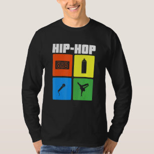 Camiseta Hip Hop Music Old Retro School Rap Dance Dj