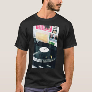 Camiseta Hip Hop Música DJ Vinyl Record