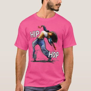 Camiseta Hip Hop. Presente Para Mulheres E Meninas Que Ador