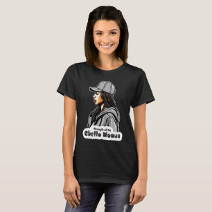 Camiseta Hip Hop Print - Força da Mulher - Adesivo Quadrado