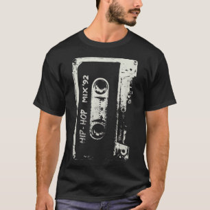 Camiseta Hip Hop Rap Mixtape Cassette DJ Retro 90s