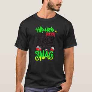 Camiseta Hip Hop Rap Street Life Dance Melanin Black Men Wo