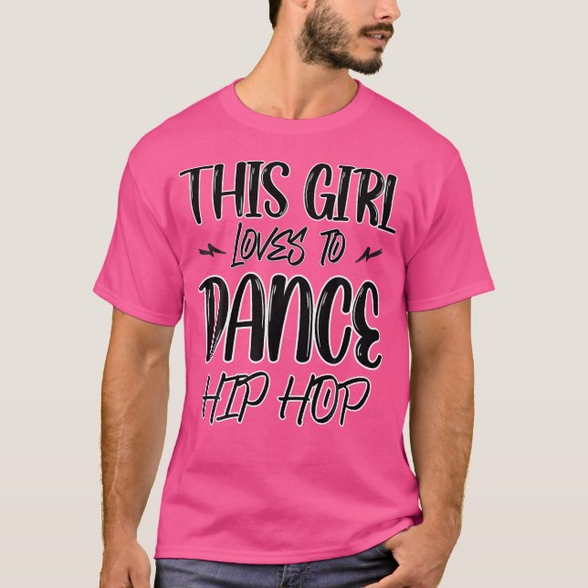 Camiseta Hip Hop Shirt Women Breating Girls Hiphop Danc (Frente)