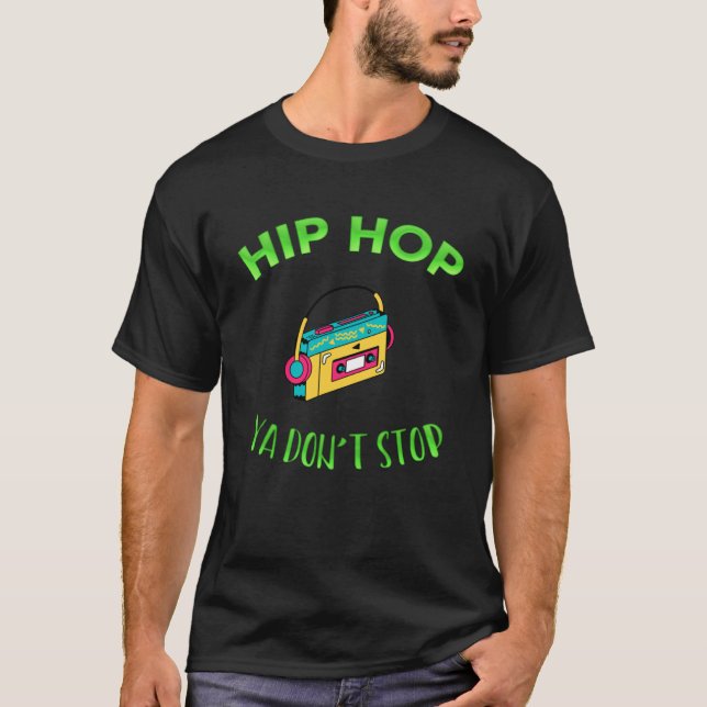 Camiseta Hip Hop Ya Don Para A Música Sarcasmo (Frente)