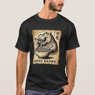 Camiseta Hip Japonês Amante de Macarrão da Arte da Caverna