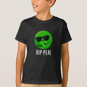 Camiseta Hip Pea Engraçado Hip Pun Dark BG
