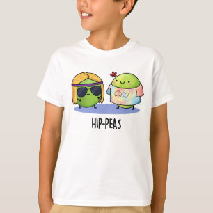 Camiseta Hip-peas Engraçado Hippie Peas Pun