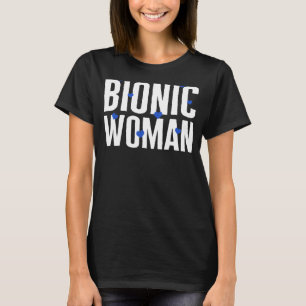 Camiseta Hip Surgery Bionic Woman Hearts Bionic Broken Hip