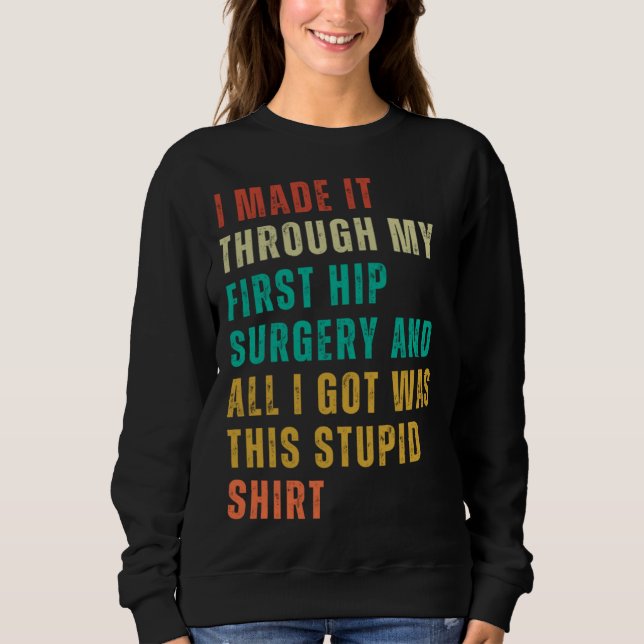 Camiseta Hip Surgery  Post Surgery Gag  Get Well Soon   1 (Frente)
