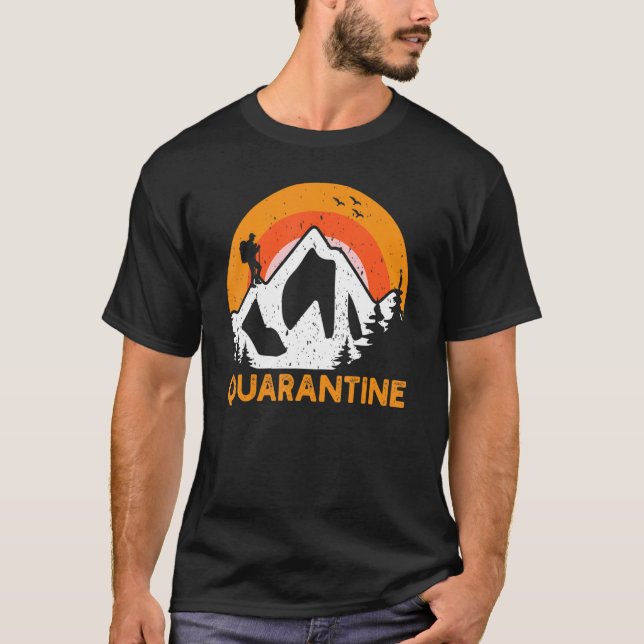 Camiseta Hiperligação da Quarentena de Isolamento Automátic (Frente)
