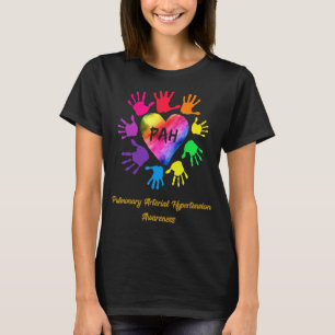 Camiseta Hipertensão Arterial Pulmonar Mãos de Consciência