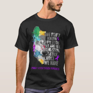 Camiseta Hipertensão Pulmonar Sensibilização Fita Suporte G