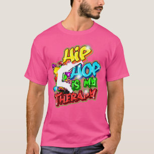Camiseta Hiphop para Rapper Men Beatbox Grafite