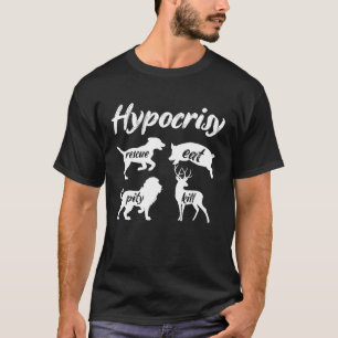 Camiseta Hipocrisia Resgate Coma Veganismo Plantário Basead