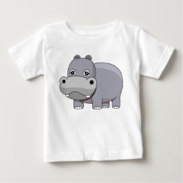 Camiseta Hipopótamo Bebê Fofo
