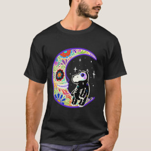 Camiseta Hipopótamo Dia De Los Muertos Esqueleto Crânio Açu