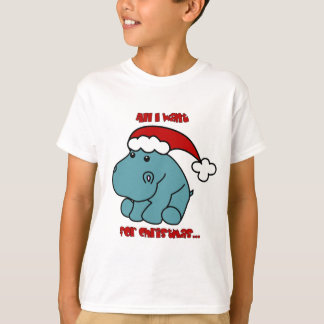 Camiseta Hipopótamo do Natal