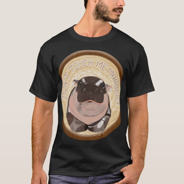Camiseta Hipopótamo Moo Deng  (Frente)