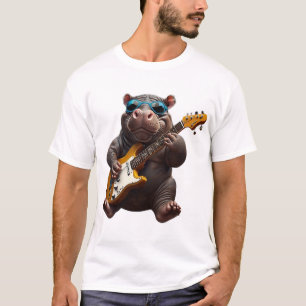 Camiseta Hipopótamo Rockstar