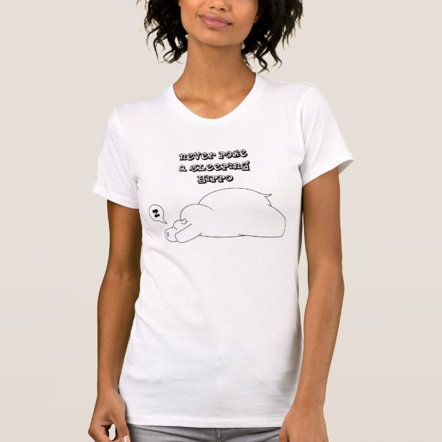 Camiseta Hipopótamos do sono (Frente)