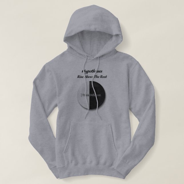 Camiseta "Hipóteses: Erga-se acima dos demais: motivacional (Frente do Design)