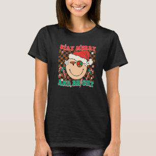 Camiseta Hipp Retroativo Do Quadro De Verificação Xmas Feli