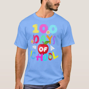 Camiseta Hippie 100 Dias De Professores Da Escola Feliz 100