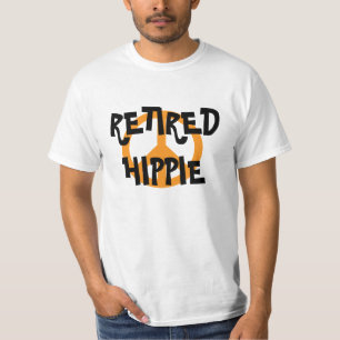 Camiseta Hippie aposentado, símbolo de paz, 
