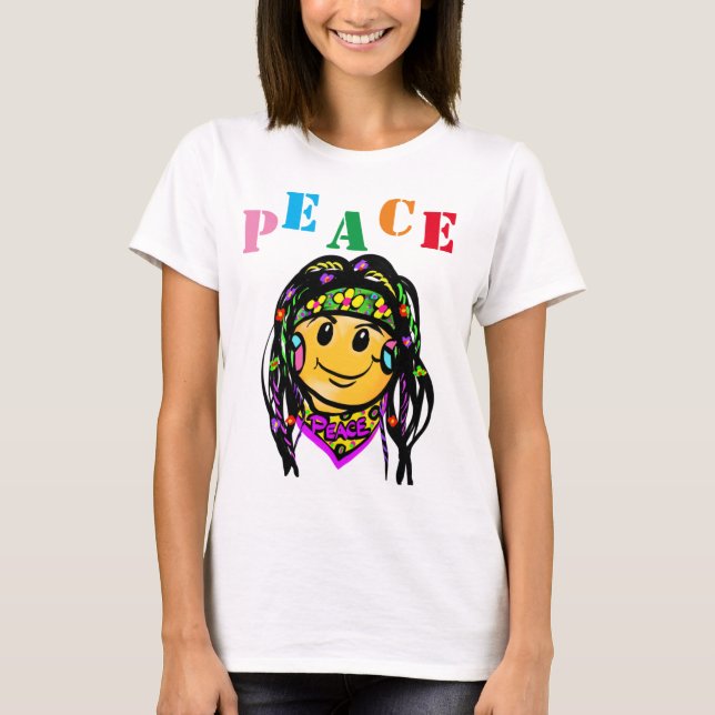 CAMISETA HIPPIE ART (Frente)