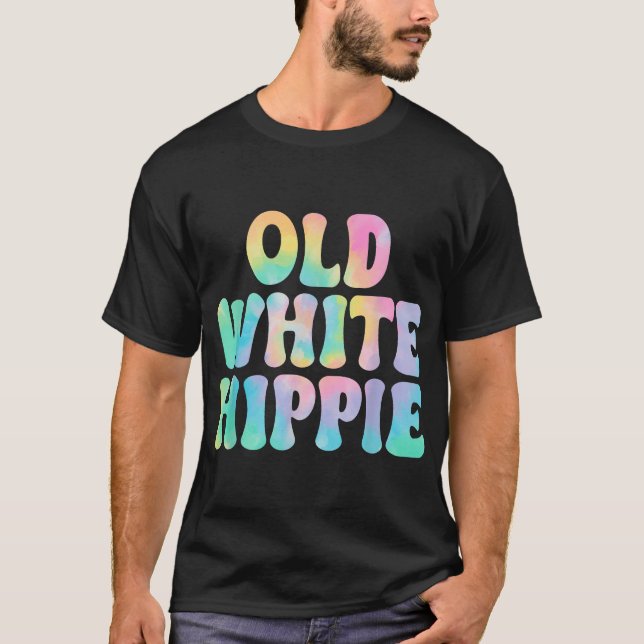 Camiseta Hippie Branco Antigo (Frente)