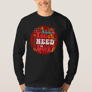 Camiseta Hippie Days Amor E Paz Tudo O Que Precisamos De Re