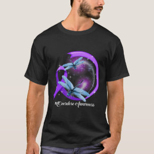 Camiseta Hippie Dragonfly Roxo Sensibilização para a Sobred