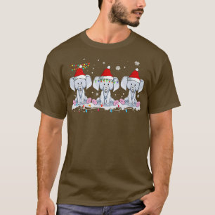 Camiseta Hippie Elephants Papais noeis de Natal Reindeer