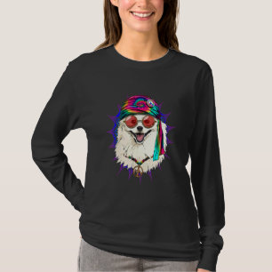 Camiseta Hippie Eskimo Americano Tie Dye Sinal da Paz Psico