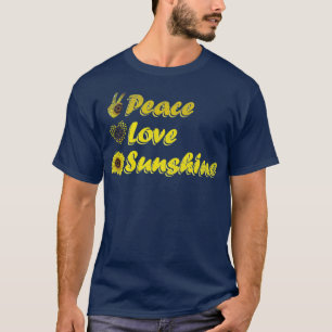 Camiseta Hippie Florist Fllower Love Sunshine Floral