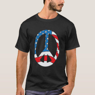 Camiseta Hippie Flower Peace Love Happy Soul