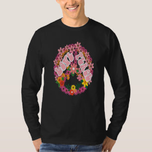 Camiseta Hippie Flower Peace Love Happy Soul 3