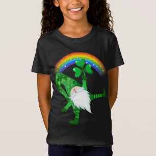 Camiseta Hippie Gnomes Dia de São Patrício Hippie Clover