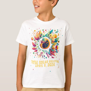 CAMISETA HIPPIE GYPSY PSIQUEDELIC TOTAL ECLIPSE SOLAR 2024