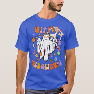 Camiseta Hippie Halloween Ghost 60s 70s Costume Groovy Spoo