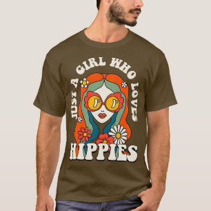Camiseta Hippie Hippies Retro Vintage Hippy Flo dos anos 60