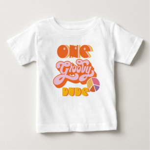 Camiseta Hippie One Groovy Dude Baby T Shirt