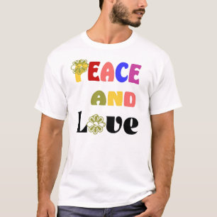 Camiseta Hippie Paz e Amor