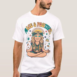 Camiseta Hippie Paz e Positividade