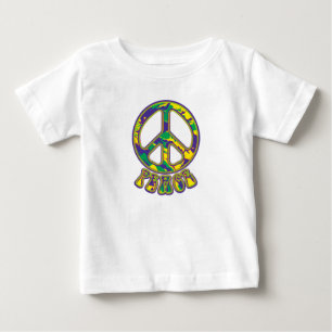 Camiseta Hippie Peace Sign 60s 70s
