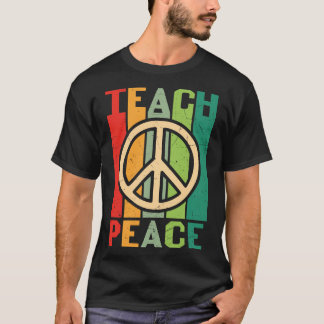 Camiseta Hippie-Quote-Design-Ensinar-Paz-