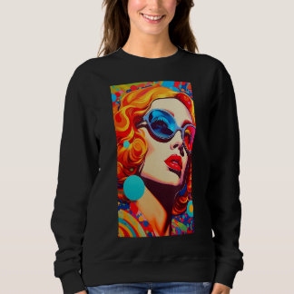 Camiseta Hippie Retro Art Pop-Art 60s 70s Colorful Vintage