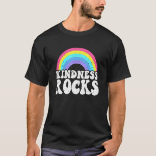 Camiseta Hippie Retro Professor Anti Bullying Rainbow Kindn